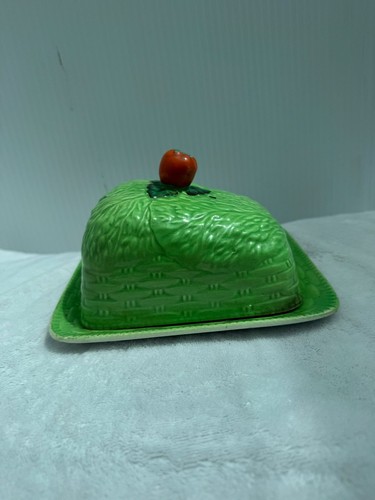 Vintage ceramic cabbage leaf - ceramic,