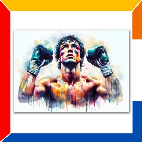 Rocky balboa boxing art print - balboa,