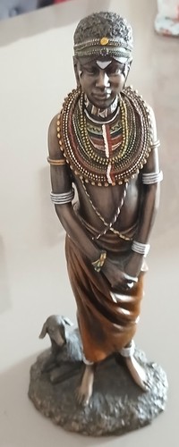 Bronze effect african masai - african,