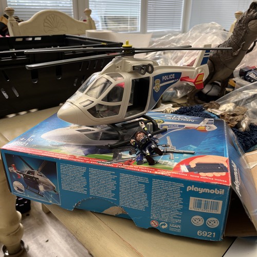 Playmobil police helicopter - playmobil,