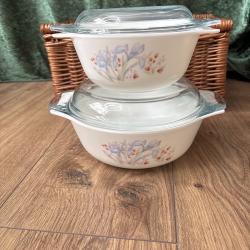 Vintage pyrex blue - pyrex, iris