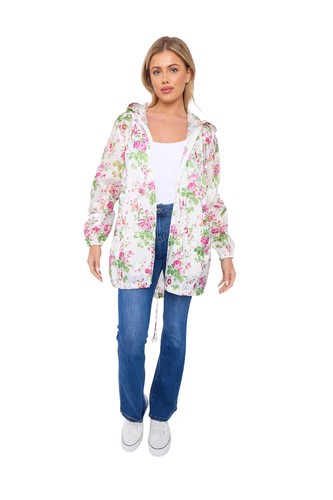 Ladies womens printed kagoul - ladies,