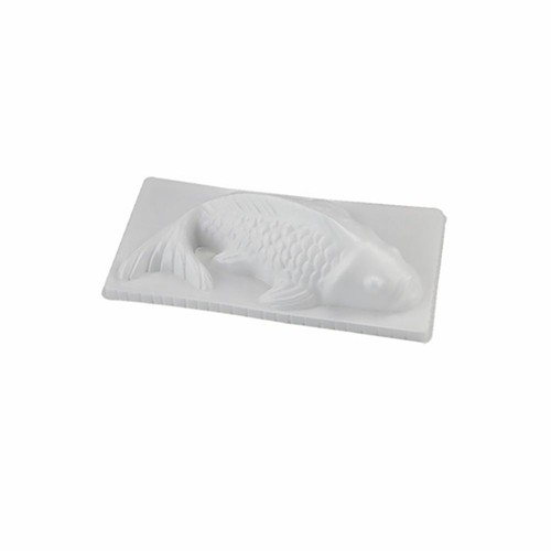 Plastic koi fish rice cake - 3d,