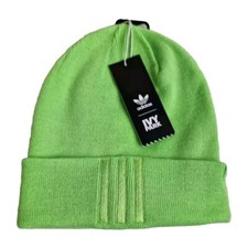 Adidas Ivy Park Beanie Hat Neon Green One Size Fits Most New With Tag.