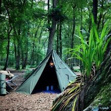 Survival tipi tent made of