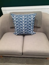 Orla Kiely blue and white