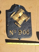 Welcome sign for house number