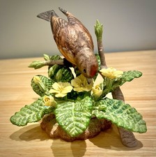 Franklin Mint Linnet Bird