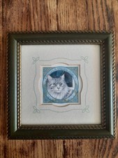 Manuscript England Collection series 1420 framed Cat Print