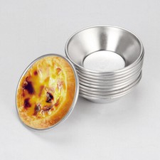 10/20Pcs Pudding Tins Egg Tart Mould Non Stick Mini Pie Tray Muffin Cupcake Pans