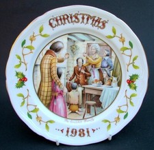 Aynsley 1981 Xmas Plate 21.5cm