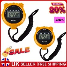 Digital Stopwatch Handheld LCD Sports Stopwatch Waterproof Training Timer