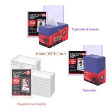 100/200/500CT 3"x4" Toploaders, 25/50Pack Magnetic Card Holder, Holds 35PT Cards