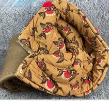 Vintage Coleman Flannel Sleeping Bag Ducks Backpacking Hunting 1960’s vgc warm!