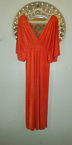 Next orange neck tie - orange, back
