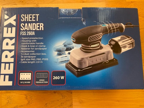 New ferrex sheet sander 260w - new,