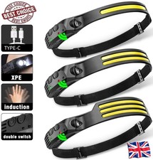2x LED Super Bright Head Torch