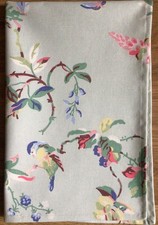 1  Tea Towel Handmade W/ Cath Kidston Birds & Roses / Duck Egg Cotton Fabric New