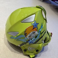 Lhotse 8516m Ski Snowboard Child Cool Green Helmet 51-53cm