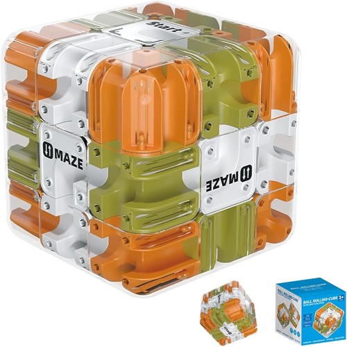 Rolling ball maze - maze, cube