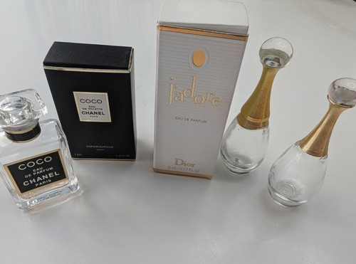 Empty miniature jadore and - miniature,