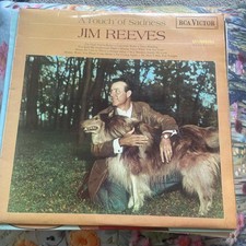 A TOUCH OF SADNESS  - JIM REEVES - LP 12 INCH