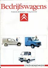 Citroen VANS Dyane Acadiane C25 C35 Dutch 1986 sales brochure