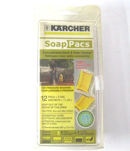 Pack karcher soap pacs - 12,