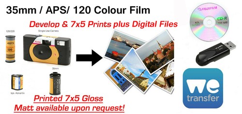 Colour film develop x - +, 7"x