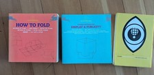 Three Graphic Design Books—How to Fold, Folding Patterns, and Logo book