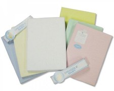 Flannelette Cot Sheet- Flat - 100x150 cm - 2 Pack - 266
