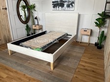 Loaf Piper  kingsize Bedstead in Thatch House Fabric Rrp £1395