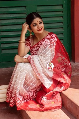 Red white ekkat - white,