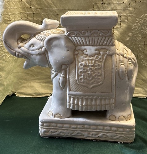 Vtg ceramic elephant - ceramic,