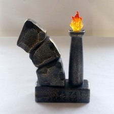 Mega Bloks Krystal Wars Castle Stone Arch Red Orange Fire Replacement Piece