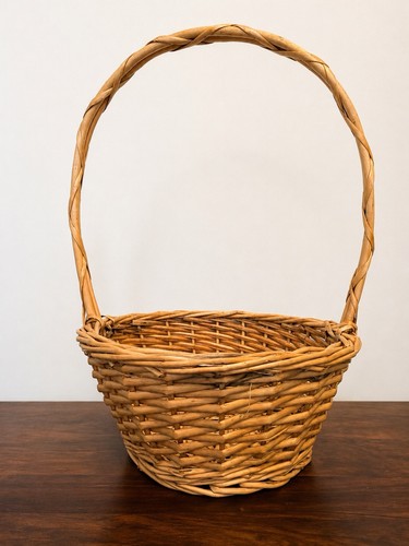 Large rustic wicker basket - large,