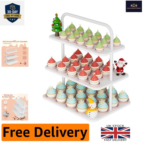 Sleek tier wooden cupcake - wooden,