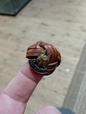 Boy Scout Wolf Leather Woggle Vintage