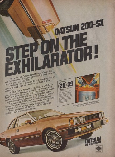 1981 020 nissan - nissan, datsun