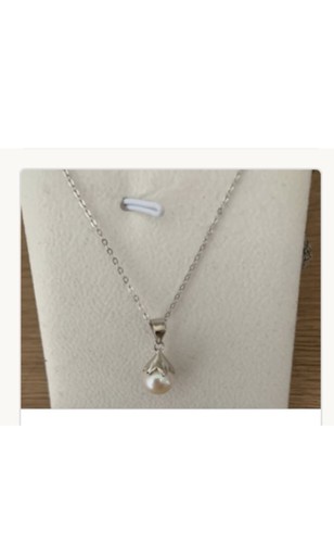 Freshwater pearl necklace 925 - freshwater,