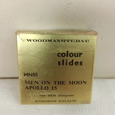 Woodmansterne Colour Slides MN05 Men On The Moon Apollo15 x 9 From NASA Photos