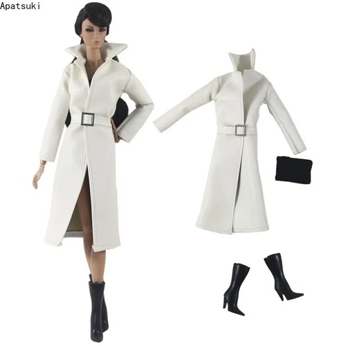 White leather clothes set - clothes, for