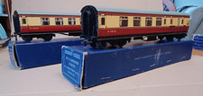Hornby Dublo 32018 D12 Corridor Coach B.R. Brake/3nd (L.M.R), boxed X2
