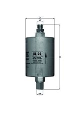 MAHLE KL22 FUEL FILTER