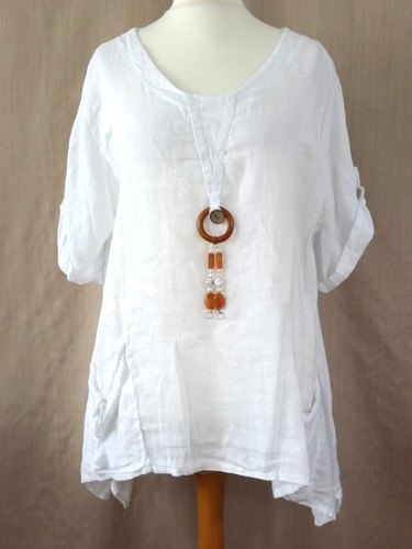 Womens top size linen - womens,
