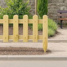 WOODEN PICKET BORDER PANEL