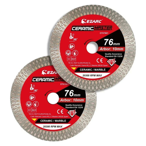 76mm diamond cutting disc 2pc - cutting,