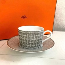 HERMES Coffee Cup & Saucer Set