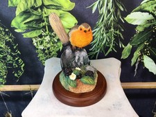 Birds By Russell Willis Robin On Trowel Border Fine Arts 541559 Figurine