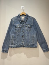 Tu Clothing Denim Jacket Women's Blue Wash Classic Fit Jean Coat